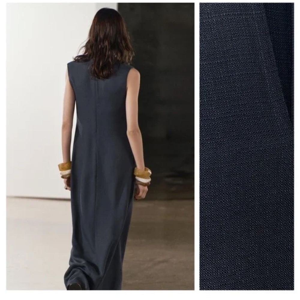 Zara Collection Navy Maxi Dress NEVER USED!